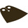 LEGO Dark Brown Standard Cape with Regular Starched Texture (20458 / 50231)