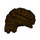 LEGO Dark Brown Swept Back Wavy Tousled Hair (43753 / 61183)