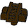LEGO Dark Brown Sword Scabbard (15725 / 19141)