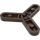 LEGO Dunkelbraun Technic Rotor 3 Klinge mit 6 Bolzen (32125 / 51138)