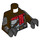 LEGO Dark Brown The Mandalorian with Scarf Minifig Torso (973 / 76382)