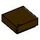 LEGO Dark Brown Tile 1 x 1 with Groove (3070 / 30039)