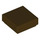 LEGO Dark Brown Tile 1 x 1 with Groove (3070 / 30039)