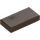 LEGO Dark Brown Tile 1 x 2 with Groove (3069 / 30070)