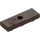 LEGO Dark Brown Tile 1 x 3 Inverted with Hole (35459)