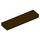 LEGO Dark Brown Tile 1 x 4 (2431 / 35371)