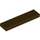 LEGO Dark Brown Tile 1 x 4 (2431 / 35371)