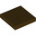 LEGO Dark Brown Tile 2 x 2 with Groove (3068 / 88409)