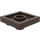 LEGO Dunkelbraun Fliese 2 x 2 mit Bolzen auf Kante (33909)