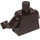 LEGO Dark Brown Torso with Arms and Hands (73403 / 76382)