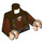 LEGO Dark Brown Torso with Shirt, Undershirt and Belt for Anakin Skywalker (973 / 76382)