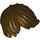 LEGO Dark Brown Tousled Hair Swept Left (18226 / 87991)