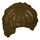 LEGO Dark Brown Tousled Mid-Length Hair (10048)