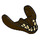 LEGO Dark Brown Warg Lower Jaw with Tan Teeth (13208 / 13215)