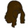 LEGO Dark Brown Wavy Long Hair with Parting (33461 / 95225)