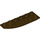 LEGO Dark Brown Wedge 2 x 6 Double Inverted Left (41765)