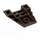 LEGO Dark Brown Wedge 4 x 4 Quadruple Convex Slope Center (47757)