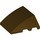 LEGO Dark Brown Wedge Curved 3 x 4 Triple (64225)