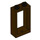 LEGO Dark Brown Window Frame 1 x 2 x 3 without Sill (3662 / 60593)