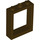 LEGO Dark Brown Window Frame 1 x 3 x 3 (51239)