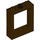 LEGO Dark Brown Window Frame 1 x 3 x 3 (51239)