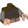 LEGO Dunkelbraun Zolm Torso (76382 / 88585)