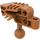 LEGO Donker Vleeskleurig Bionicle Hoofd Connector met Kogelgewricht 3 x 2 (47332)