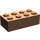 LEGO Dunkles Fleisch Backstein 2 x 4 (3001 / 72841)