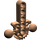 LEGO Dark Flesh Technic Bionicle Hip Joint with Beam 5 (47306)