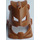 LEGO Dark Flesh Technic Bionicle Mask from Canister Lid (Piraka Avak) (55303)