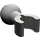 LEGO Dunkelgrau Arm Piece mit Towball und Clip (30082)