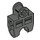 LEGO Donkergrijs Bal Connector met Haakse Axleholes en Vents en sleuven aan de zijkant (32174)