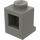 LEGO Dunkelgrau Backstein 1 x 1 mit Scheinwerfer (4070 / 30069)