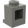 LEGO Dunkelgrau Backstein 1 x 1 mit Scheinwerfer (4070 / 30069)