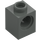 LEGO Dark Gray Brick 1 x 1 with Hole (6541)