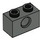 LEGO Donkergrijs Steen 1 x 2 met Gat (3700)