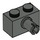 LEGO Donkergrijs Steen 1 x 2 met Pin zonder Studhouder aan de onderzijde (2458)