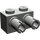 LEGO Dunkelgrau Backstein 1 x 2 mit Pins (30526 / 53540)