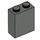 LEGO Dark Gray Brick 1 x 2 x 2 with Inside Axle Holder (3245)