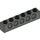 LEGO Donkergrijs Steen 1 x 6 met Gaten (3894)