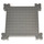 LEGO Dark Gray Brick 12 x 12 x 1 with Grooved Corner Supports (30645)
