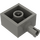 LEGO Dunkelgrau Backstein 2 x 2 mit Stift und Axlehole (6232 / 42929)