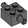 LEGO Donkergrijs Steen 2 x 2 met Pinnen en Axlehole (30000 / 65514)