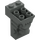 LEGO Dark Gray Brick 2 x 3 x 3 with Lion&#039;s Head Carving and Cutout (30274 / 69234)