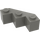 LEGO Tummanharmaa Palikka 3 x 3 Facet (2462)