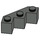 LEGO Donkergrijs Steen 3 x 3 Facet (2462)