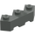 LEGO Mörkgrå Kloss 3 x 3 Facet (2462)