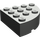 LEGO Dunkelgrau Backstein 4 x 4 Runden Ecke (2577)