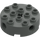 LEGO Dark Gray Brick 4 x 4 Round with Holes (6222)