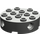 LEGO Dark Gray Brick 4 x 4 Round with Holes (6222)